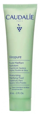 Caudalie Vinopure Fluide Matifiant Hydratant Visage 60 ml