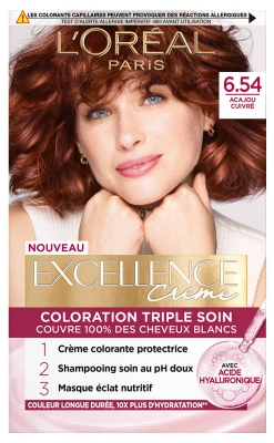L'Oréal Paris Excellence Crème Coloration Triple Soin Acide Hyaluronique192 ml