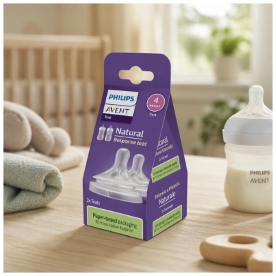 Avent Natural Response 2 Tétines Silicone Débit 4 Rapide