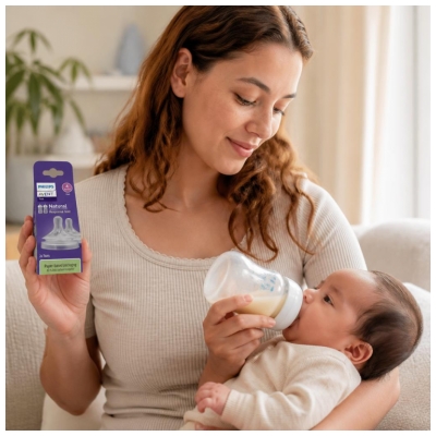 Avent Natural Response 2 Tétines Silicone Débit 4 Rapide