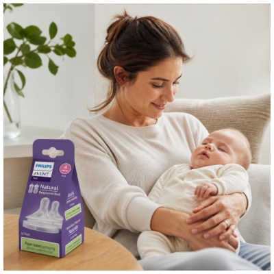 Avent Natural Response 2 Tétines Silicone Débit 4 Rapide