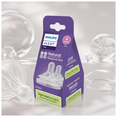 Avent Natural Response 2 Tétines Silicone Débit 4 Rapide
