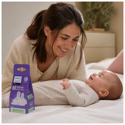 Avent Natural Response 2 Tétines Silicone Débit 5 Très Rapide