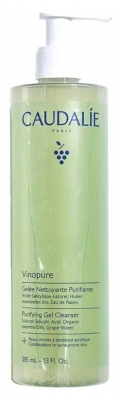Caudalie Vinopure Gelée Nettoyante Purifiante Peaux Mixtes à Tendances Acnéique 385 ml
