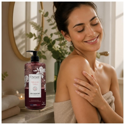 Osmaé Gel Douche Délice de Tonka de 1 Litre
