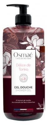 Osmaé Gel Douche Délice de Tonka de 1 Litre