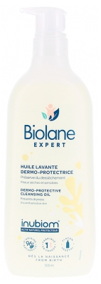 Biolane Expert Huile Lavante Dermo-Protectrice Peaux Sèches et Sensibles 500 ml
