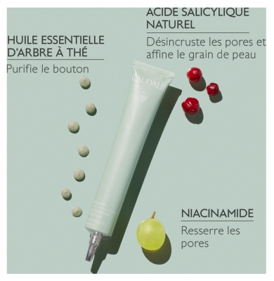 Caudalie Vinopure Stop Boutons Salicylique Peaux à Tendance Acnéique 15 ml