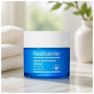 Real Barrier Aqua Soothing Crème Hydratante Visage 50 ml