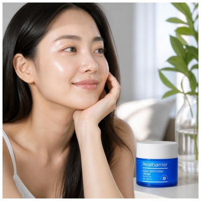 Real Barrier Aqua Soothing Crème Hydratante Visage 50 ml