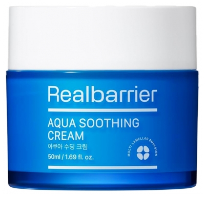 Real Barrier Aqua Soothing Crème Hydratante Visage 50 ml