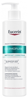 Eucerin DermoPure Clinical Gel Nettoyant Triple Action Visage & Corps 400 ml
