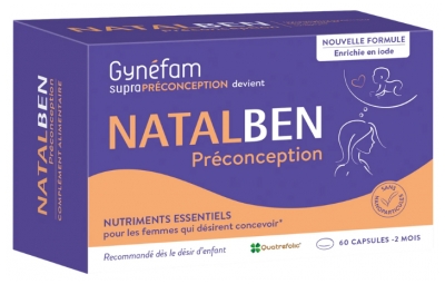 Effik Natalben Préconception 2 Mois 60 Capsules
