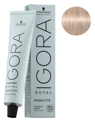 Schwarzkopf Igora Royal Highlifts Coloration Permanente 60 ml - Coloration : 12-19 Super Éclaircissant Cendré Violet