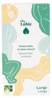 My Lubie Préservatifs Ultra Fins Taille Large - 12 Unités