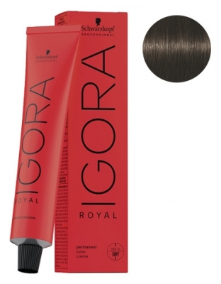 Schwarzkopf Igora Royal Coloration Permanente 60 ml - Coloration : 4-0 Châtain Moyen Naturel