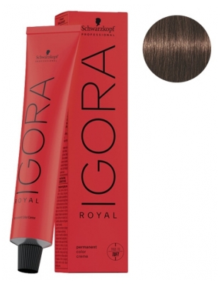 Schwarzkopf Igora Royal Coloration Permanente 60 ml - Coloration : 4-6 Châtain Moyen Marron