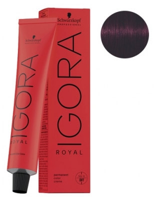 Schwarzkopf Igora Royal Coloration Permanente 60 ml - Coloration : 4-99 Châtain Moyen Violet Extra