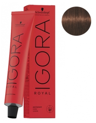 Schwarzkopf Igora Royal Coloration Permanente 60 ml - Coloration : 5-7 Châtain Clair Cuivré