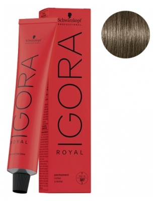 Schwarzkopf Igora Royal Coloration Permanente 60 ml - Coloration : 7-13 Blond Moyen Cendré Mat
