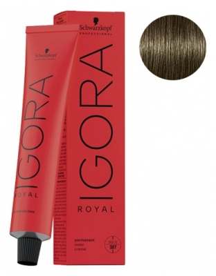 Schwarzkopf Igora Royal Coloration Permanente 60 ml - Coloration : 6-31 Blond Foncé Mat Cendre