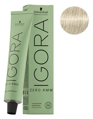 Schwarzkopf Igora Zéro Amm Coloration Permanente 60 ml - Coloration : 10-2 Blond Très Très Clair Fumé