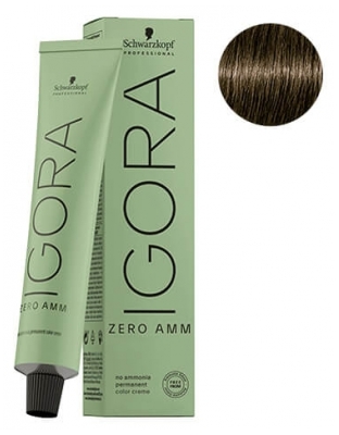 Schwarzkopf Igora Zéro Amm Coloration Permanente 60 ml - Coloration : 3-0 Châtain Foncé Naturel