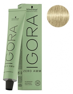 Schwarzkopf Igora Zéro Amm Coloration Permanente 60 ml - Coloration : 9-0 Blond Très Clair Naturel