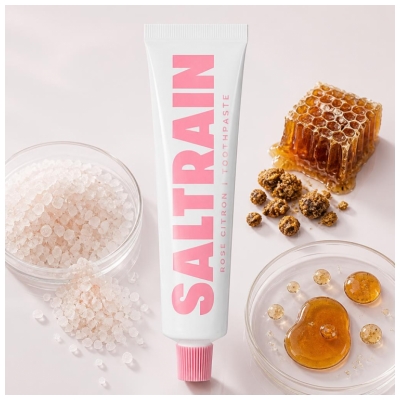 Saltrain Dentifrice Rose Citron Sans Fluor 30 g