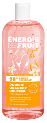 Énergie Fruit Douche Gel Fleur D'Oranger & Huile de Lin 500 ml