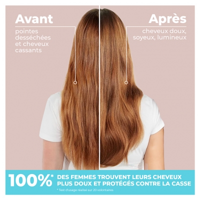 Énergie Fruit Masque 2 en 1 Sans Silicone - Cheveux Abîmes - Monoï et Huile de Macadamia Bio