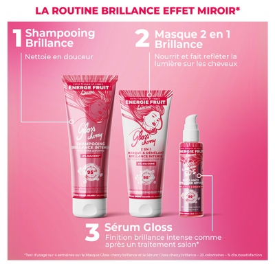 Energie Fruit 2en1 Masque et Démêlant Brillance Intense 200 ML