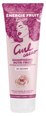 Energie Fruit Shampoing Nutri Intense au Beurre de Cacao Bio & Poudre de Cacao Sans Sulfate 250 ml