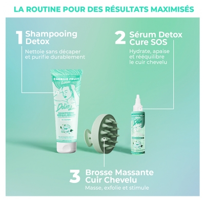 Energie Fruit Brosse Massante Pour le Cuir Chevelu