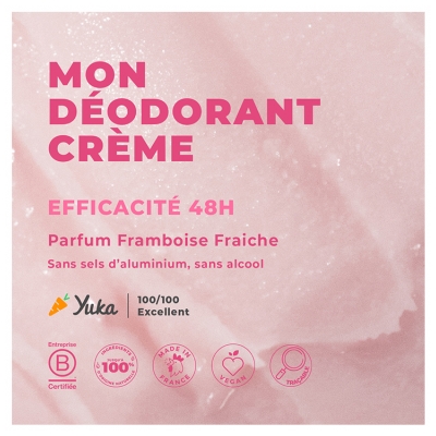 Energie Fruit Déocrème 48H Framboise Fraîche Bio 45 g