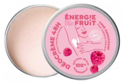 Energie Fruit Déocrème 48H Framboise Fraîche Bio 45 g