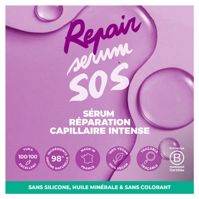 Energie Fruit Sérum SOS Capillaire Soin Réparation Intense Cheveux Très Abîmés 75 ml