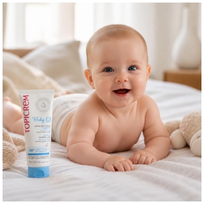 Topicrem Baby Crème de Change Apaise Répare et Protège 75 ml