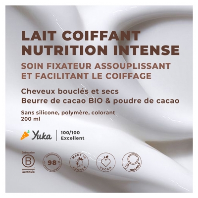 Énergie Fruit Lait Coiffant Sans Rinçage Cheveux Frisés à Crépus 200 ml