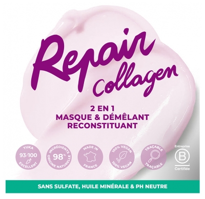 Energie Fruit Masque 2en1 Reconstituant Cheveux Très Abîmes 200 ml