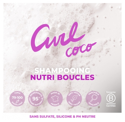 Energie Fruit Shampoing Nourrissant à l'Huile de Coco et Beurre de Karité Sans Sulfates 250 ml
