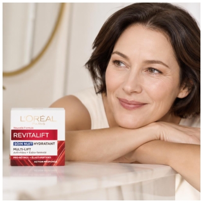 L'Oréal Paris Revitalift Soin Nuit Hydratant Anti-Rides + Extra-Fermeté 50 ml