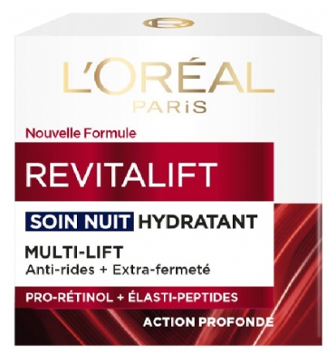 L'Oréal Paris Revitalift Soin Nuit Hydratant Anti-Rides + Extra-Fermeté 50 ml