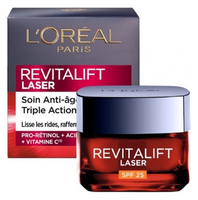 L'Oréal Paris Revitalift Laser Triple Action Soin Anti-Âge SPF25 50 ml