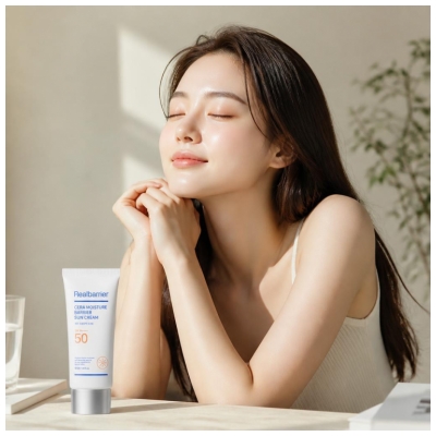Real Barrier Cera Moisture Barrier Crème Solaire Hydratante SPF50 Visage 50 ML