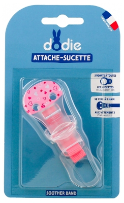 Dodie Attache-Sucette Ruban Spécial Sucette avec Anneau