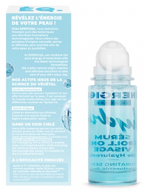 Energiqa Hydra Sérum Roll-On Visage Peaux Sèches et Déshydratées 30 ml