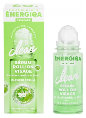 Energiqa Clear Sérum Roll-On Visage Anti Imperfections 30 ml