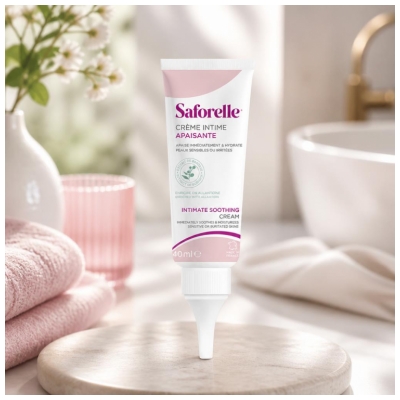 Saforelle Crème Apaisante Intime Peaux Sensibles et Irritées 40 ml