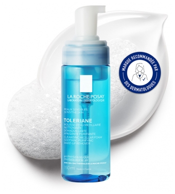 La Roche-Posay Tolériane Mousse d'Eau Micellaire Nettoyante Démaquillante Apaisante 150 ml